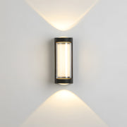 Modern Waterproof IP65 Black and White LED Outdoor Wall Light