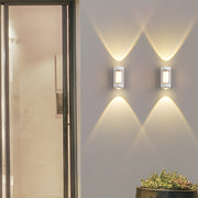 Modern Waterproof IP65 Black and White LED Outdoor Wall Light