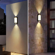 Modern Waterproof IP65 Black and White LED Outdoor Wall Light