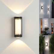 Modern Waterproof IP65 Black and White LED Outdoor Wall Light