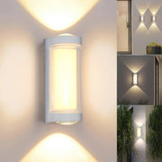 Modern Waterproof IP65 Black and White LED Outdoor Wall Light