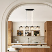 Modern Art Deco Glass Kitchen Island Lamps