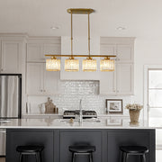 Modern Art Deco Glass Kitchen Island Lamps