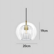 Nordic Design Spherical Glass Kitchen Island Pendant Lights