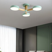 Nordic Multi-Ring LED Living Room Ceiling Light