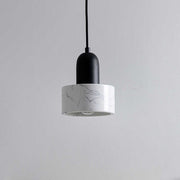 Elegant Drum Chalk Stone Shade Ceiling Light