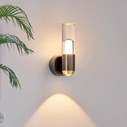 Modern Clear Hardware Bedside Wall Light