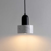 Elegant Drum Chalk Stone Shade Ceiling Light