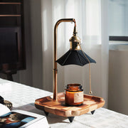 Wood Retro Table Lamp Aromatherapy Candle Table Lamp