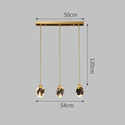 Luxurious Crystal Gold Raindrop Pendant Lamp
