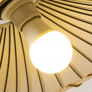 Wabi-Sabi Vintage Lotus Leaf White Pendant Lamp