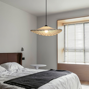 Wabi-Sabi Vintage Lotus Leaf White Pendant Lamp