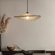 Wabi-Sabi Vintage Lotus Leaf White Pendant Lamp