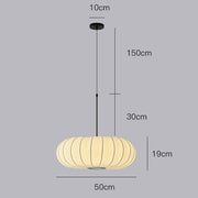 Modern White Pumpkin Chandelier -Lampsmodern