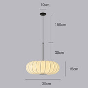 Modern White Pumpkin Chandelier -Lampsmodern