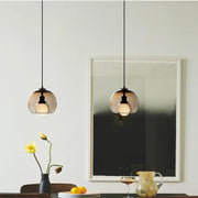Contemporary Simple Glass Globe Kitchen Island Pendant Lights