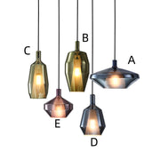 Modern Glass Simple Multicolored Pendant Lights