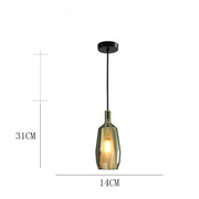 Modern Glass Simple Multicolored Pendant Lights