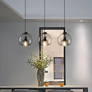 Contemporary Simple Glass Globe Kitchen Island Pendant Lights