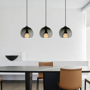 Contemporary Simple Glass Globe Kitchen Island Pendant Lights