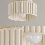 Wabi-Sabi Style Resin Cream Pendant Lamp
