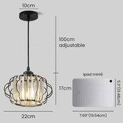 Luxurious Glass Hallway Ceiling Light