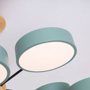 Stylish Macaron Multi Arm LED Ceiling Pendant Light