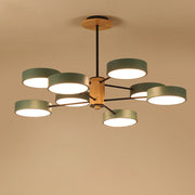 Stylish Macaron Multi Arm LED Ceiling Pendant Light