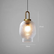 Nordic Stylie Frosted Glass Pendant Lamp
