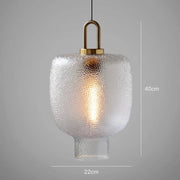Nordic Stylie Frosted Glass Pendant Lamp