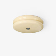 Vintage White Dome Ceiling Light