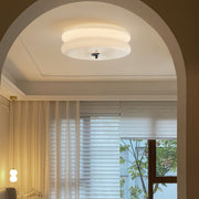 Vintage White Dome Ceiling Light