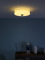 Vintage White Dome Ceiling Light