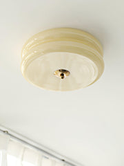 Vintage White Dome Ceiling Light