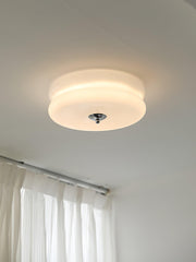 Vintage White Dome Ceiling Light