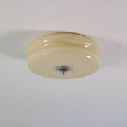 Vintage White Dome Ceiling Light