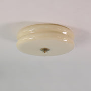 Vintage White Dome Ceiling Light