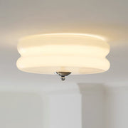 Vintage White Dome Ceiling Light