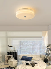 Vintage White Dome Ceiling Light