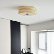 Vintage White Dome Ceiling Light