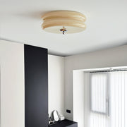 Vintage White Dome Ceiling Light
