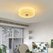 Vintage White Dome Ceiling Light