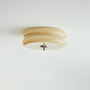 Vintage White Dome Ceiling Light