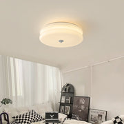 Vintage White Dome Ceiling Light