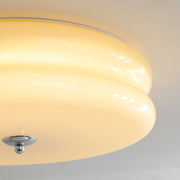 Vintage White Dome Ceiling Light