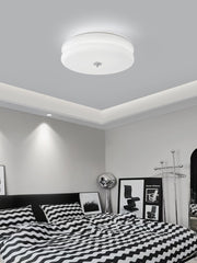 Vintage White Dome Ceiling Light