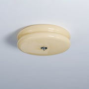 Vintage White Dome Ceiling Light