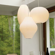 Contemporary Bubble Fabric Pendant Lamp