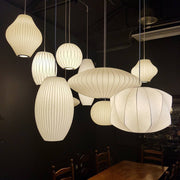 Contemporary Bubble Fabric Pendant Lamp