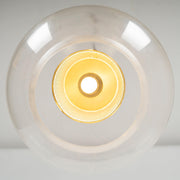 Bauhaus Glass Shade Metal Pendant Light
